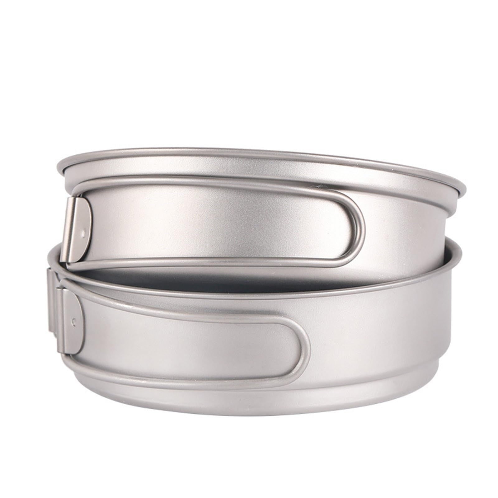 Compacts Assiette de camping avec poignée pliable et légère pour randonnée en plein air