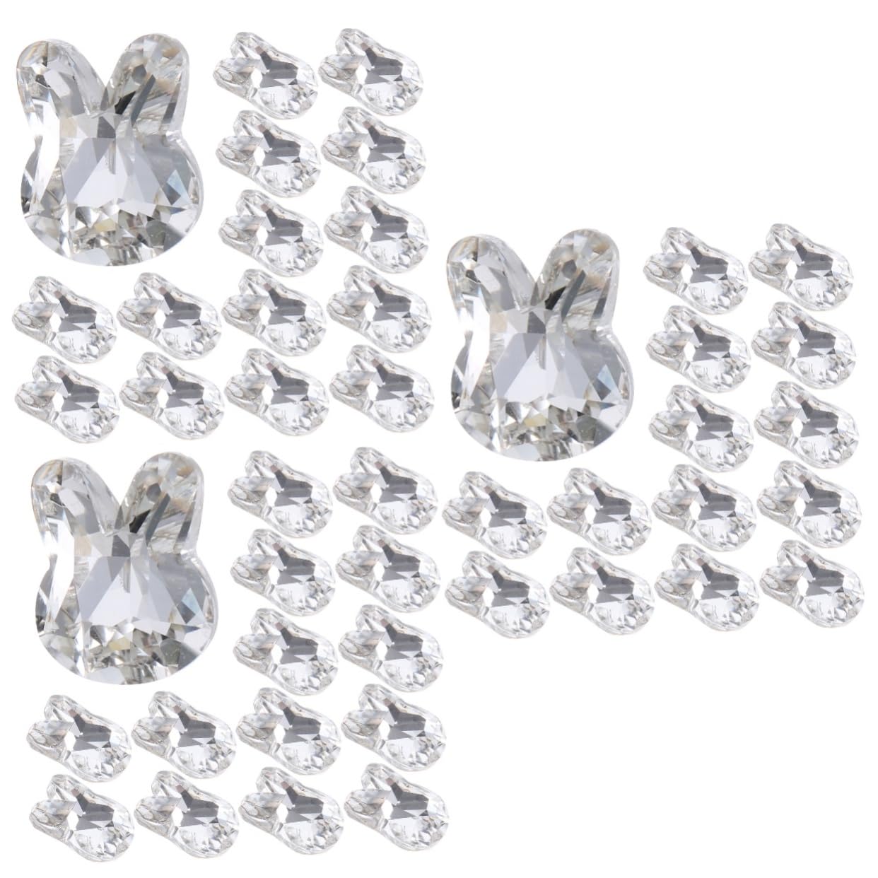 VALICLUD 3 Set Gioielli Con Diamanti Per Unghie Adulti Decorazioni Gioielli Per Unghie Per Nail Art Strass Per Unghie Arredamento Impostore Decorazione Cristallo 20 Pezzi*3