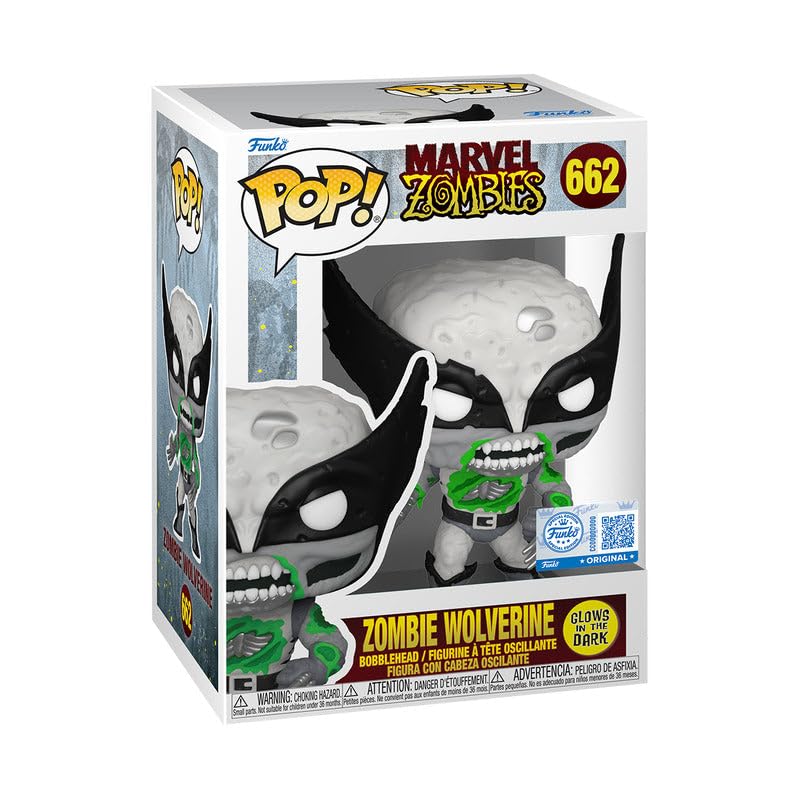 Pop! Marvel: Zombies - Wolverine (B&W) (Gw) (Exc)