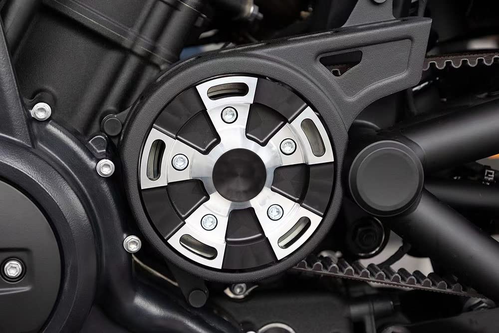 CNC aluminiowe lewe koło pasowe silnika górna pokrywa zestawy dla Harley Sportster S 1250 RH1250S 2021-2023 Nightster 975 RH975 Special 2022 2023