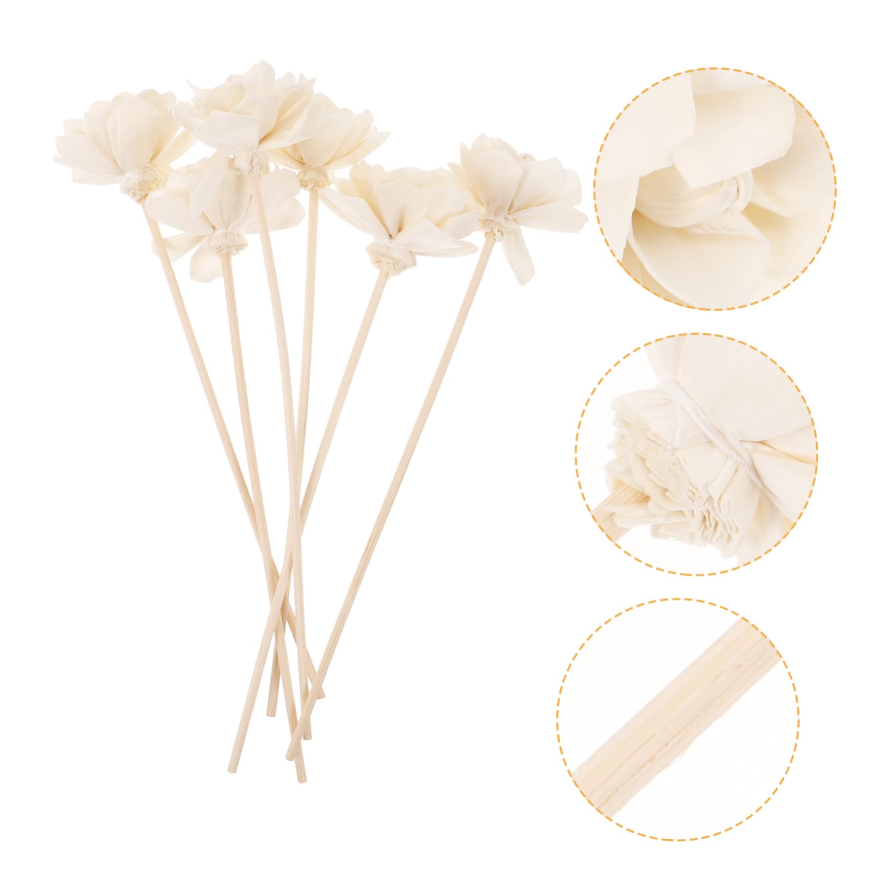 GALPADA 30stücke Duftstäbchen Dahlien Für Aromatherapie Dekorative Diffuser-Sticks Für Zuhause Natürliche Raumdüfte Und Entspannende