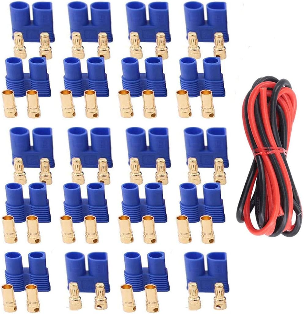 Amazon.com: 10 Pairs Amass EC3 Battery Connector Plugs,3.5mm Banana ...