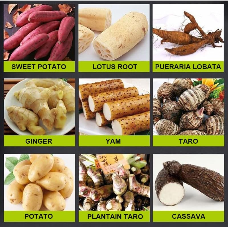 Commercial Electric Sweet Potato Cassava Grinder Crusher Taro Wet Starch Pulping Refiner Extractor Separator(Stainless Steel)