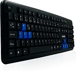 Teclado Gamer Home Office Para Pc Notebook Computador Ps4 Usb Abnt 2 Com Ç e Teclas Macias e Silenciosas