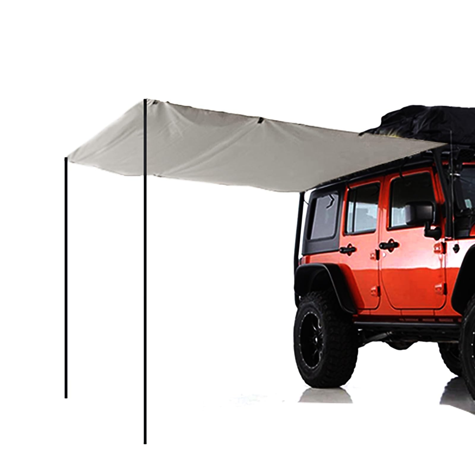 Tendalino Auto, Tendalino Camper con Picchetti Luminosi, Tenda da Tetto Auto, Tenda Auto Campeggio per SUV, MPV, Auto a Due Volumi
