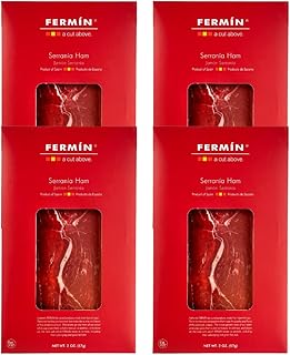 Serrano Ham Sliced 2 oz 4-pack by Fermin