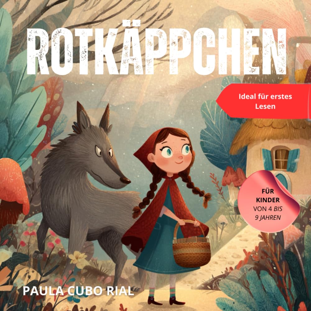 Rotkäppchen: Adaptierte und originelle Version von Rotkäppchen – Ein klassisches Märchen für Kinder, liebevoll illustriertes Kinderbuch für Vorlesen ... für Grundschule, Vorschule und Bibliotheken