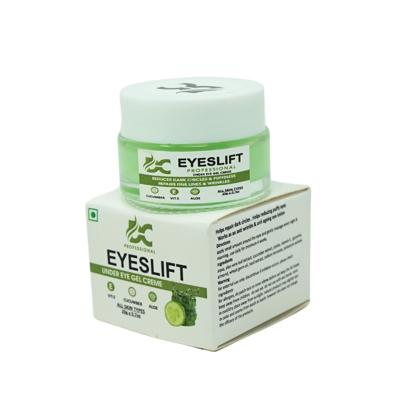 Under Eye Gel Cream – Reduces Dark Circles, Puffiness & Fine Lines | Hydrating & Soothing Formula for All Skin Types (1 Pc)-image-45