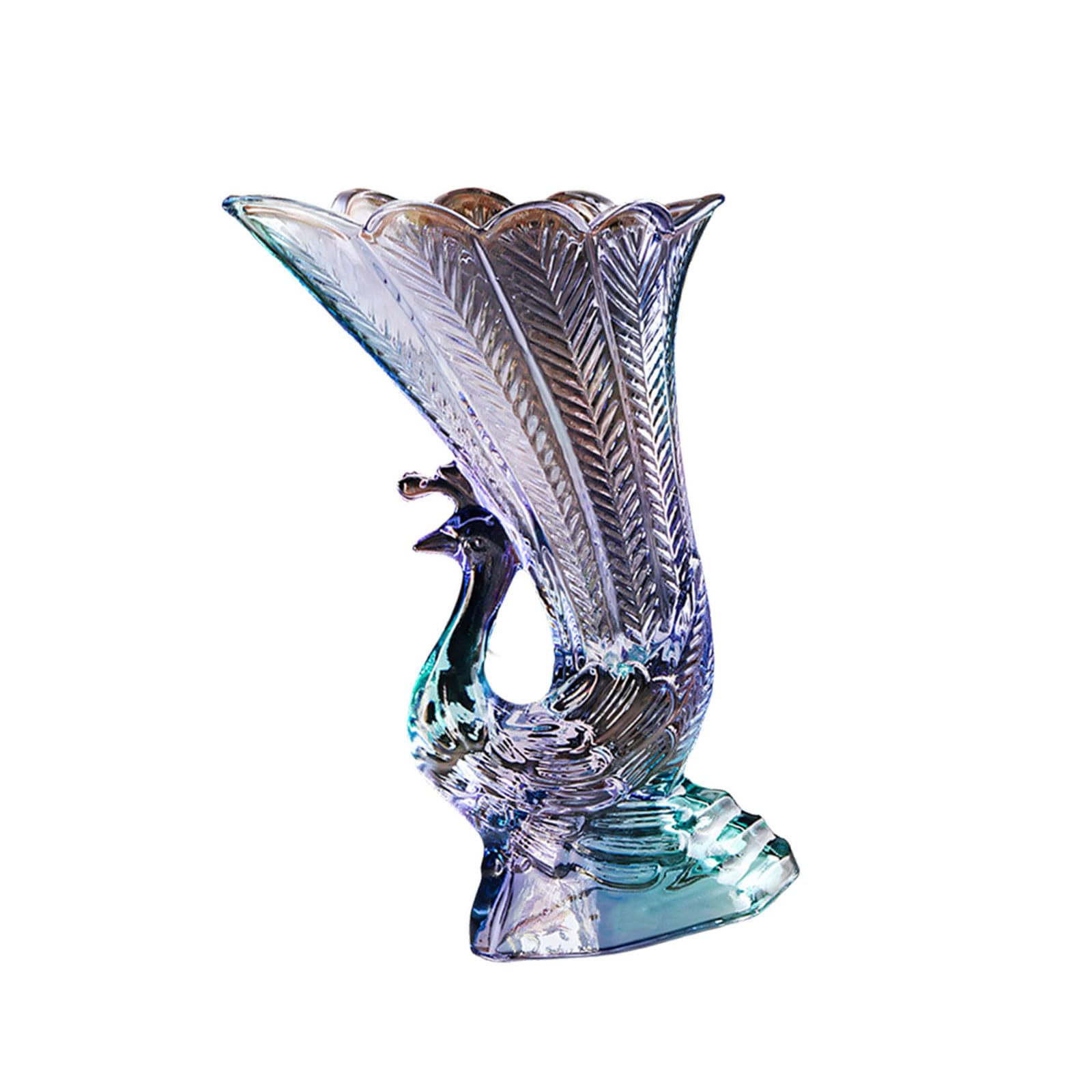 Hand Blown Glass Vases, Unique Glass Vases, Moderns Art Decors Decorative Vase for Floral Arrangements Table Centerpieces Flower Moderns Art for Home Decors