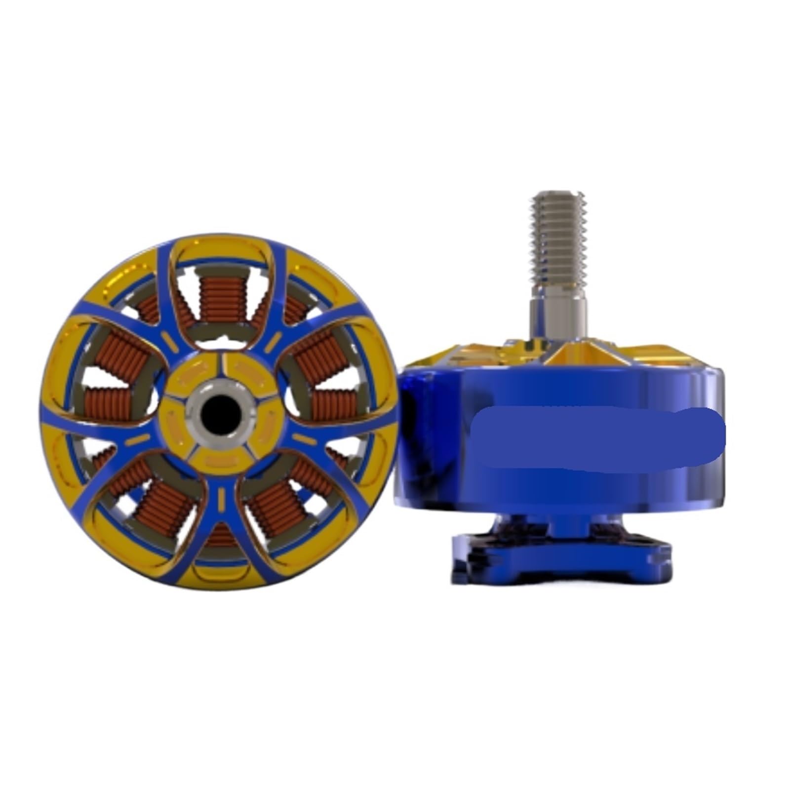 Motor sin escobillas 2207 .5 1980KV 6S, Compatible con Drones RC FPV Freestyle de Pulgadas, Piezas Bricolaje