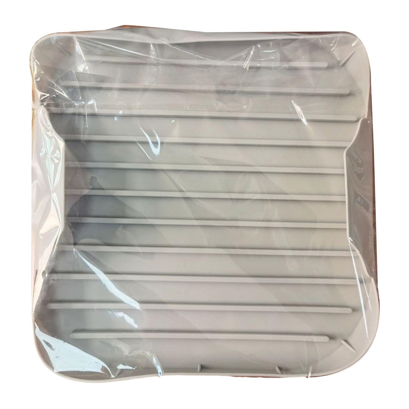 Woedpez Food Grade Silicone Microwave Bacons Cooker with Greases Tray for Crispy Silicone Cooker for Microwave Greases Collector Tray
