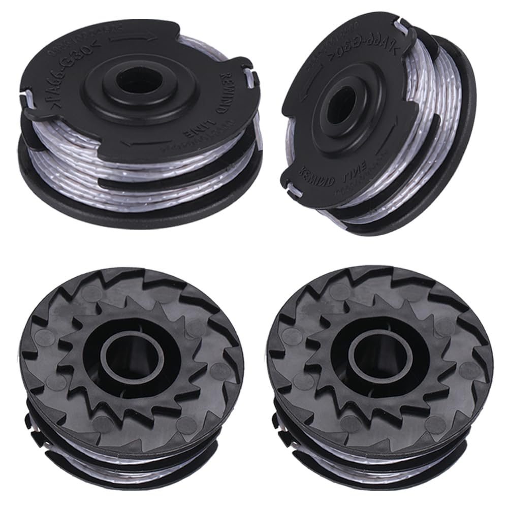 Dgwangge Ws-Bos-2C-4 4Pcs Replacement Strimmer Line,Compatible With Bosch Advanced Grasscut 36, Art 36-36 Li, Art24/24+, Art 27/27+, Art 30/30+ Double Autofeed Nylon Replacement Spool Wire