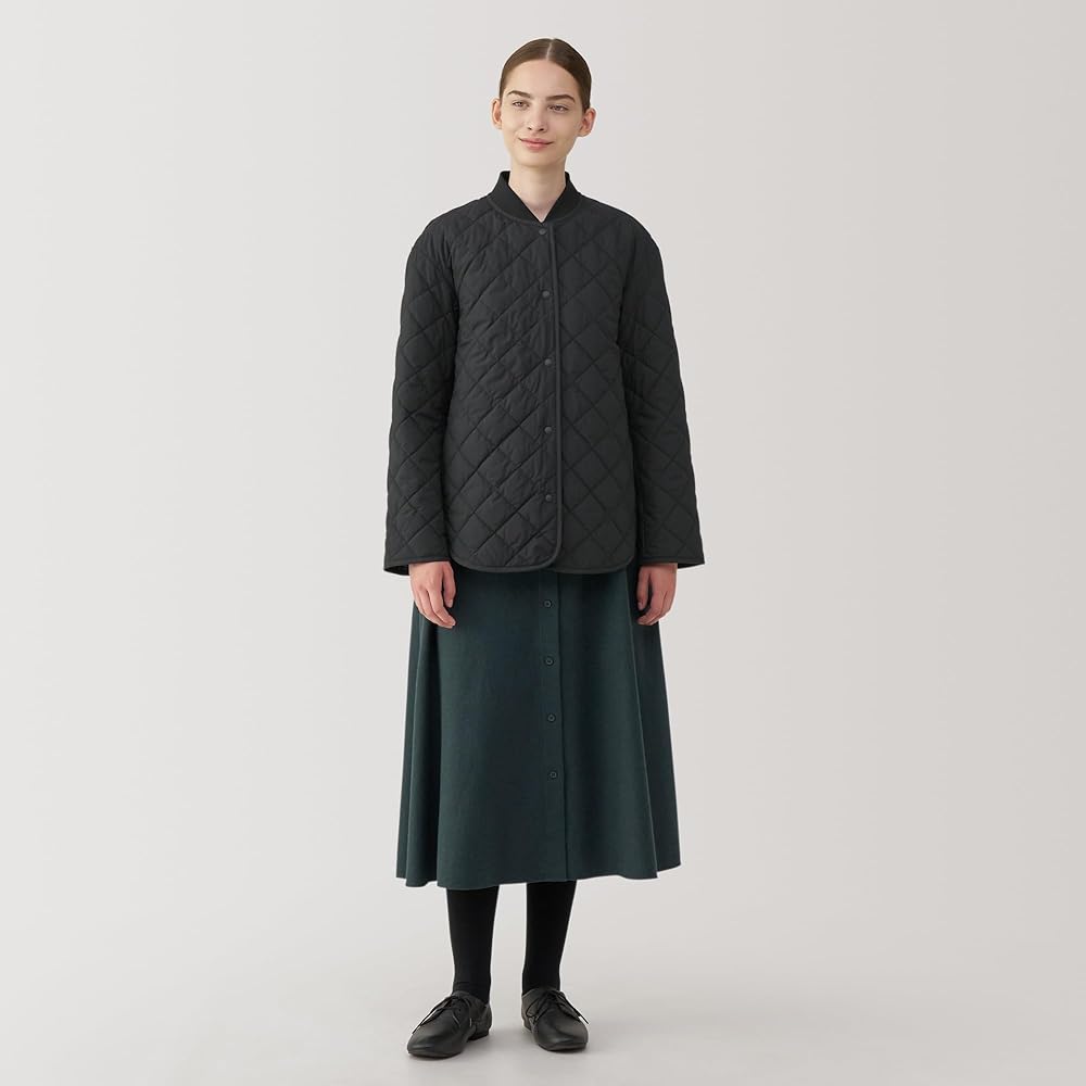 Amazon | 無印良品 婦人 洗える中わたキルティングジャケット
