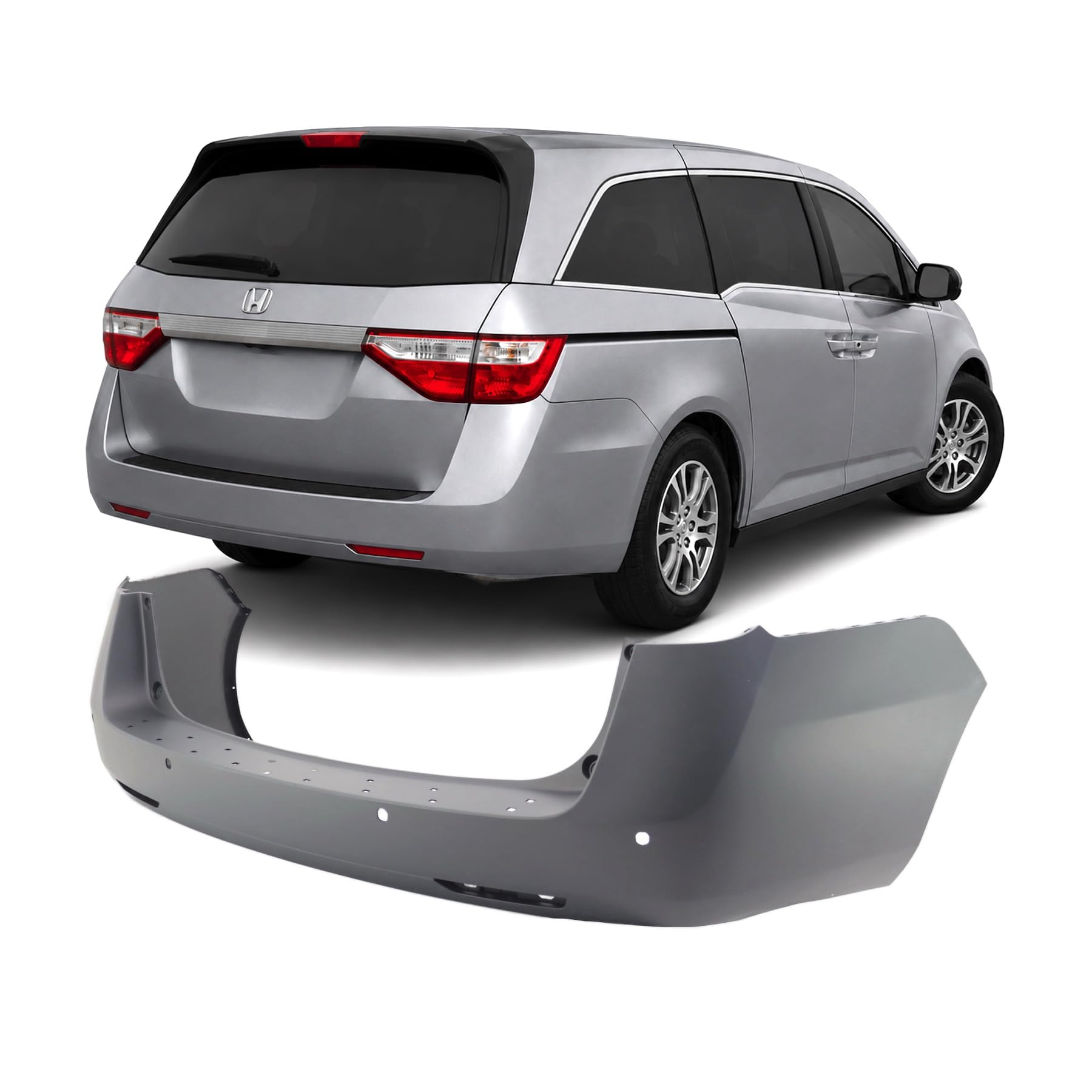 FitParts Compatible with Honda Odyssey 2011–2017 Rear Bumper Cover