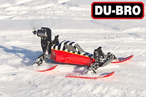 Miniatura 6 de Du-Bro 826 Black Snowbird Skis, Nariz Negro