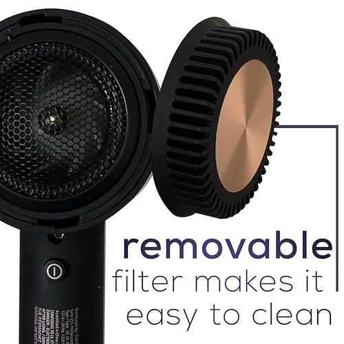 Miniatura 8 de Beurer HC35 - Secador de pelo compacto de 1500 vatios tecnología iónica que reduce el encrespamiento secadora de pelo de viaje ligero y portátil con