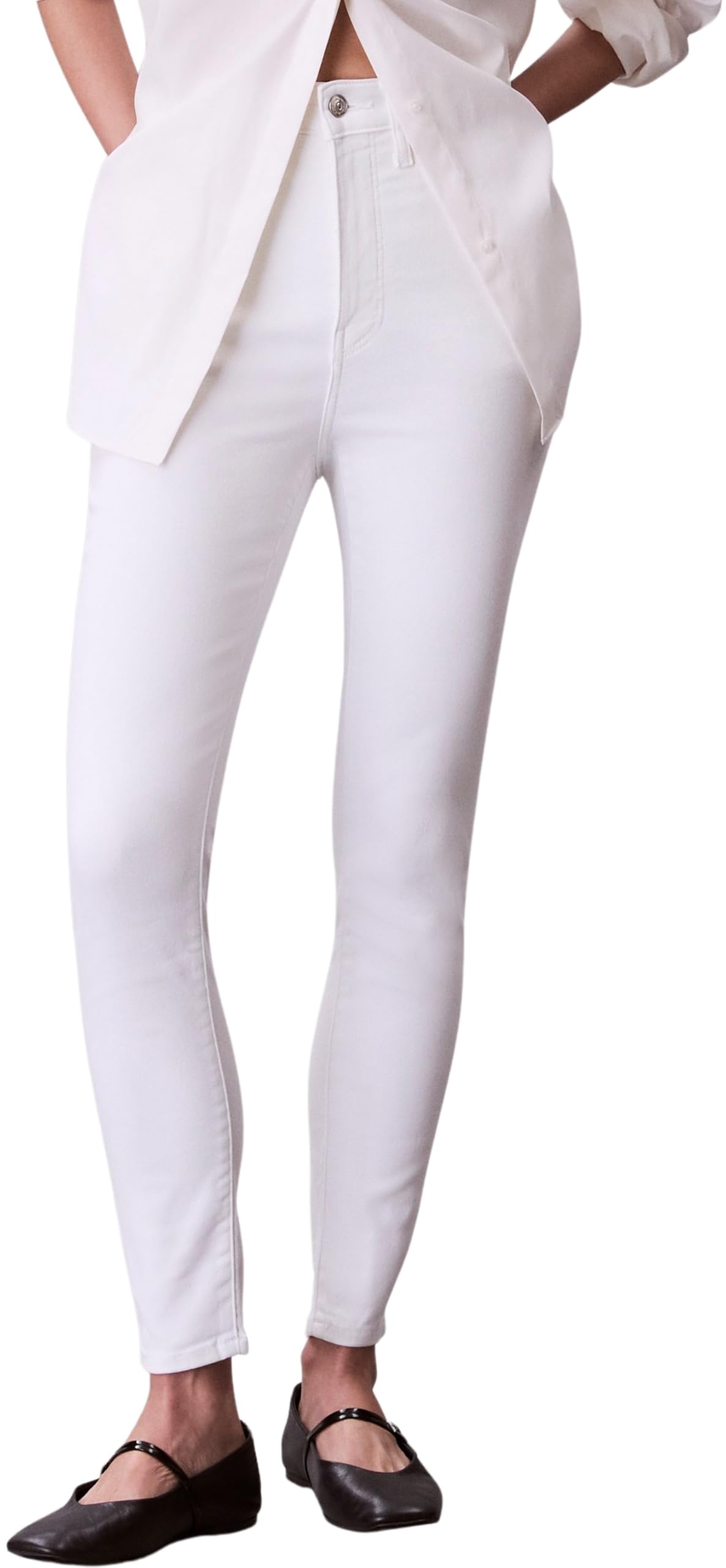 Calvin Klein Vaqueros Mujer Skinny Ankle Cintura Alta