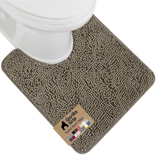 Miniatura 82 de Gorilla Grip - Tapete de baño de 60 x 24 pulgadas, de felpilla gruesa, suave y absorbente, secado rápido, de microfibra, con reverso de caucho