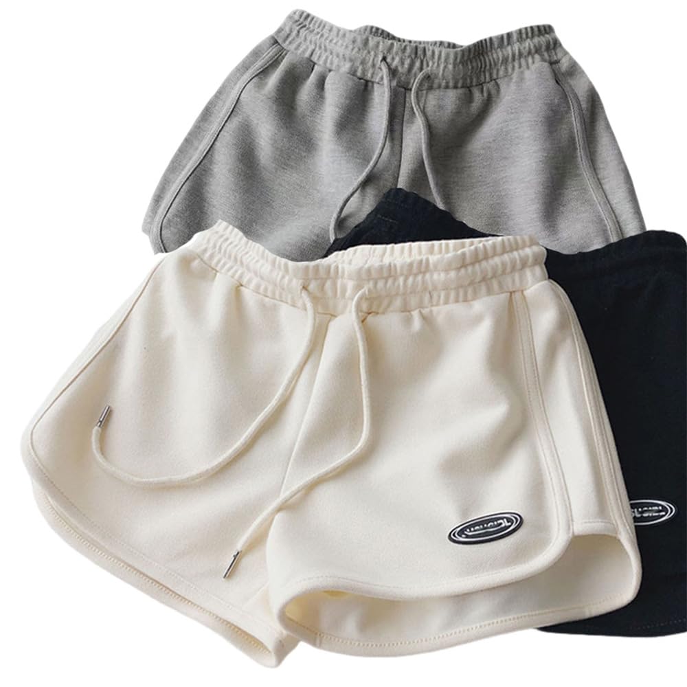 Amazon.co.jp: ショートパンツ 3枚セット ルームウェア スウェット