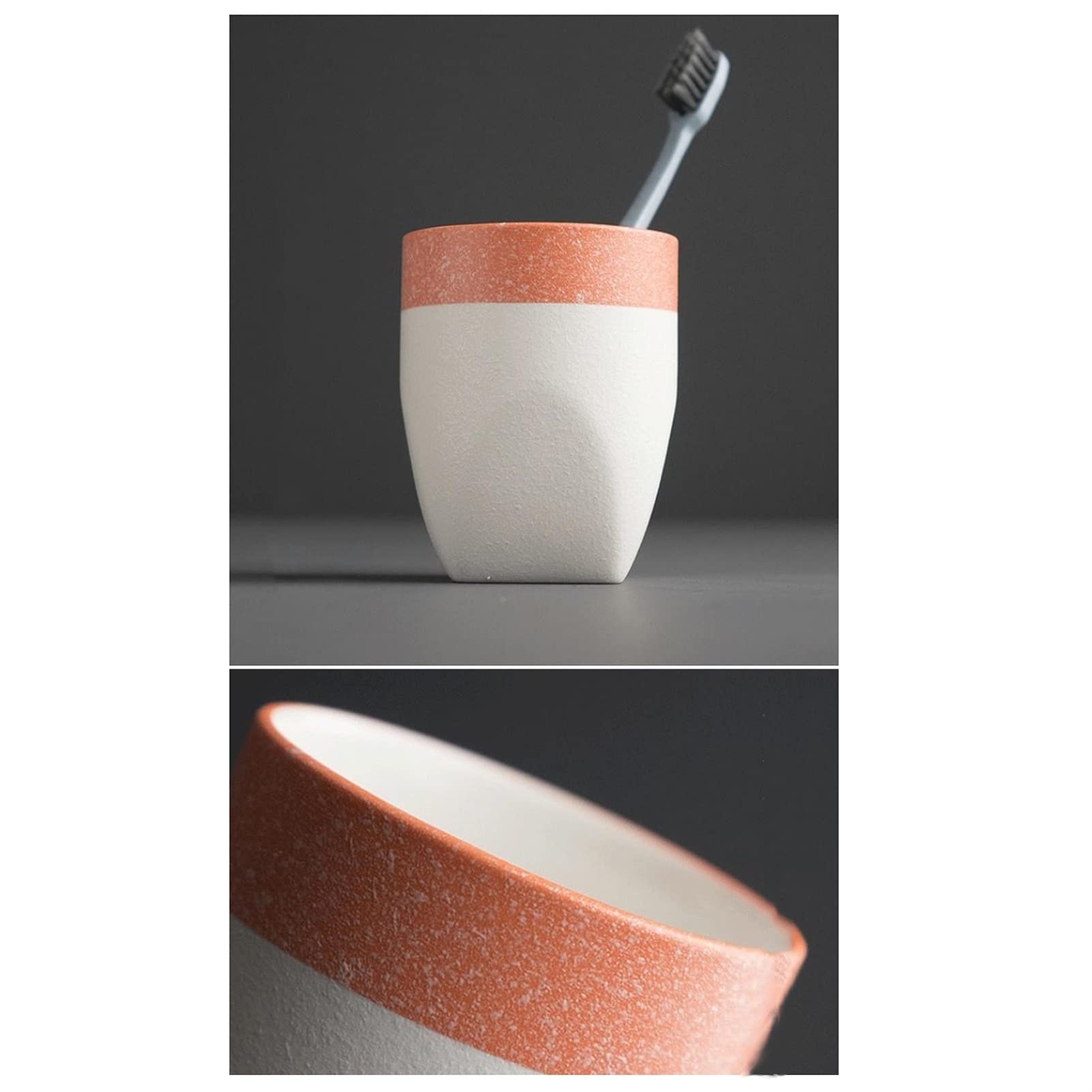 Seifenspender Schneeglasur Keramik Seifenspender Eltern-Kind-Set Familienbad Toilettenartikel Lotion Flasche/Mundspülung Tasse/Seifenschale/Tablett Flüssigseifenspender