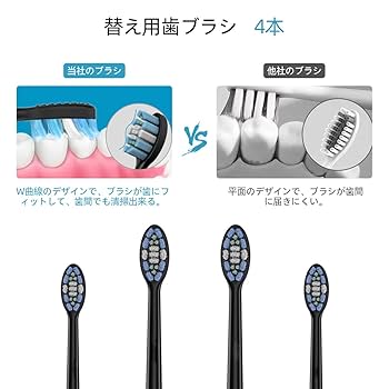 Amazon.co.jp: 2023年モデル 電動歯ブラシ 音波ハブラシ 6種類の
