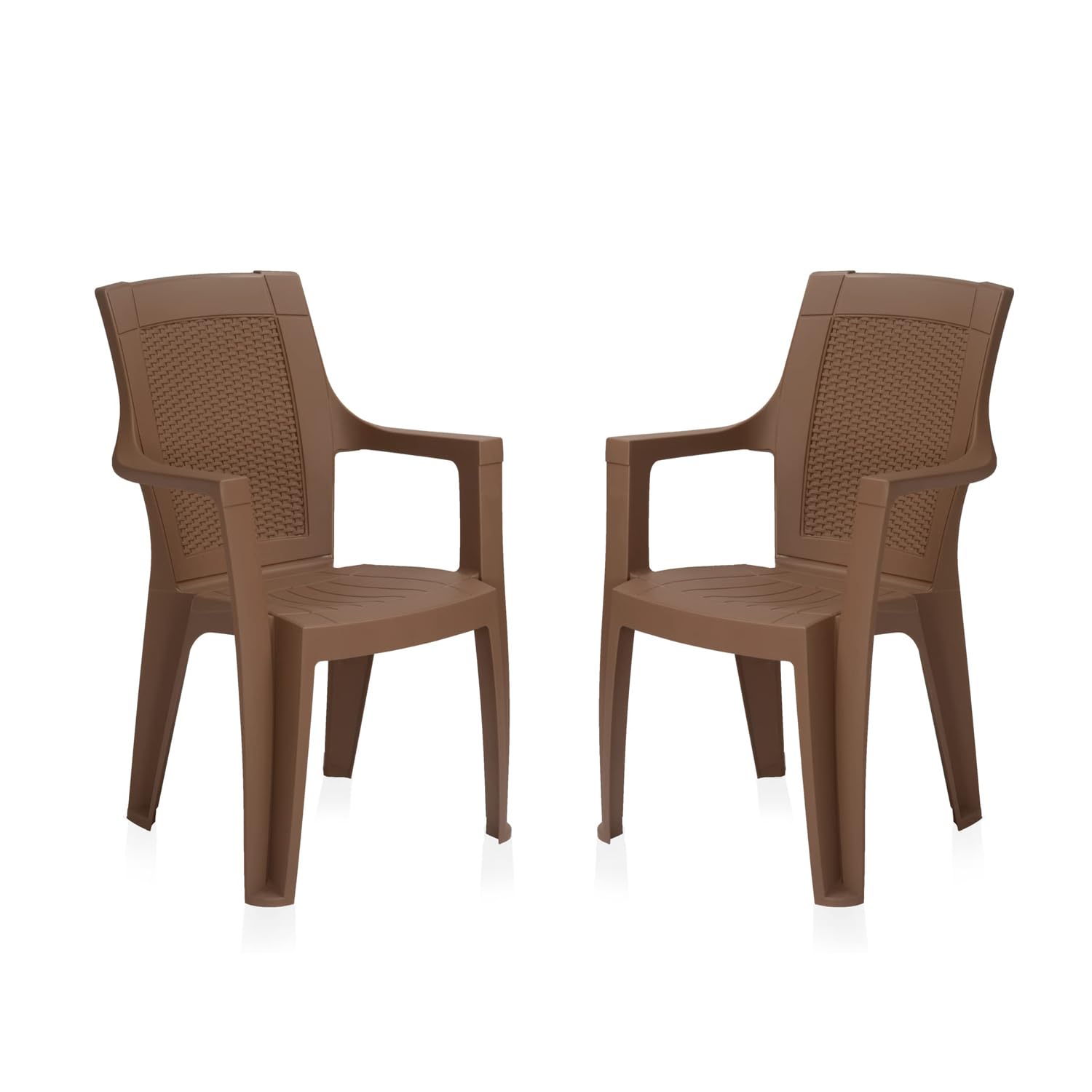 Nilkamal Mystique Plastic Mid Back With Arm Chair|Chairs For Home| Din