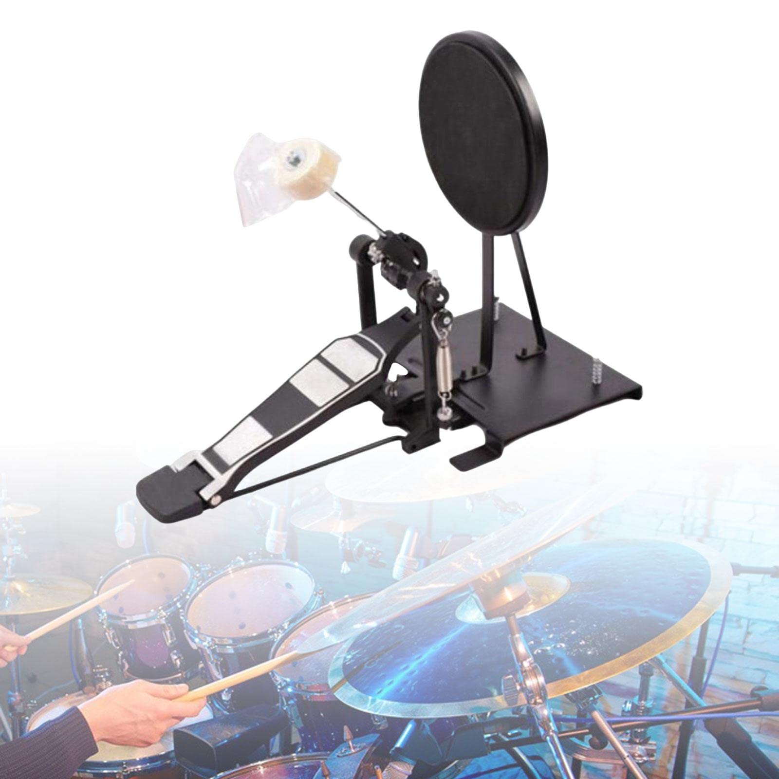 harayaa Heavy Duty Kick Drum Pad, sostituisce Le Parti, con Il Pedale della grancassa, Durevole Pad Muto Regolabile, per Batterista principiante appassionato