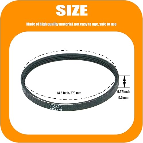 Miniatura 2 de PJ373 Correa para compresores de aire Husky se adapta a la bomba modelo H1504ST, A700062