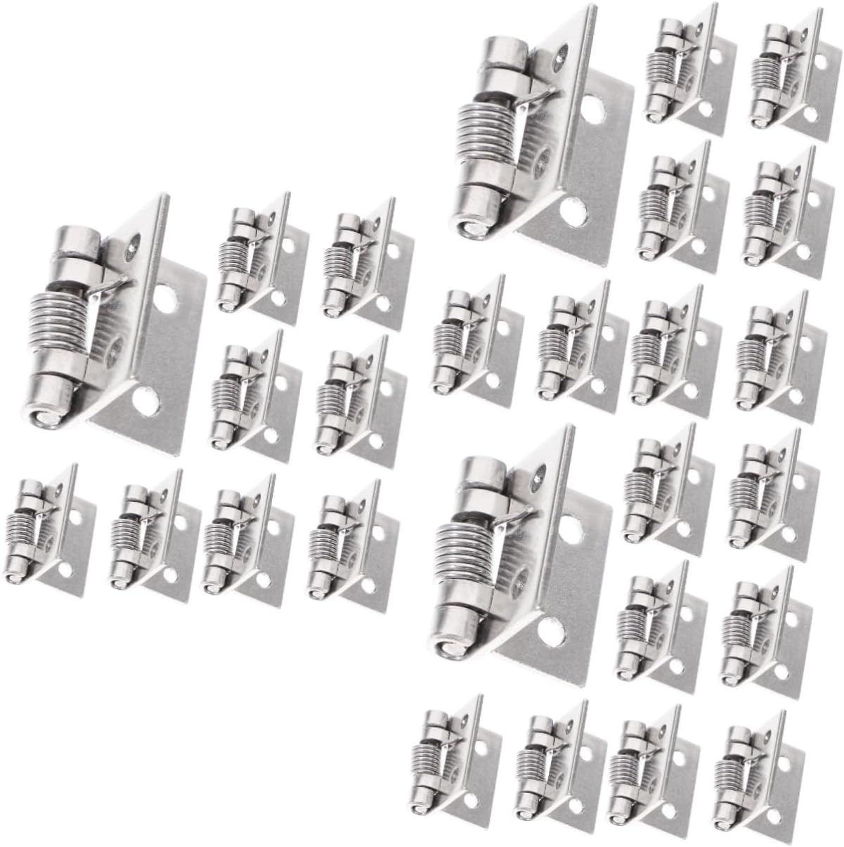 DOITOOL 30pcs Door Hinge Stopper Self Closing Door Hinge Spring Garage Spring Loaded for Residential