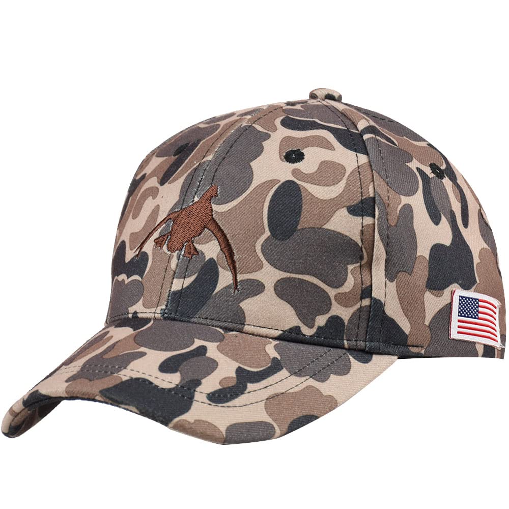 EDTREK Elite Youth High Performance Hunting Hat - Boys Girls Kids Camo Hat and Blaze Orange Baseball Cap