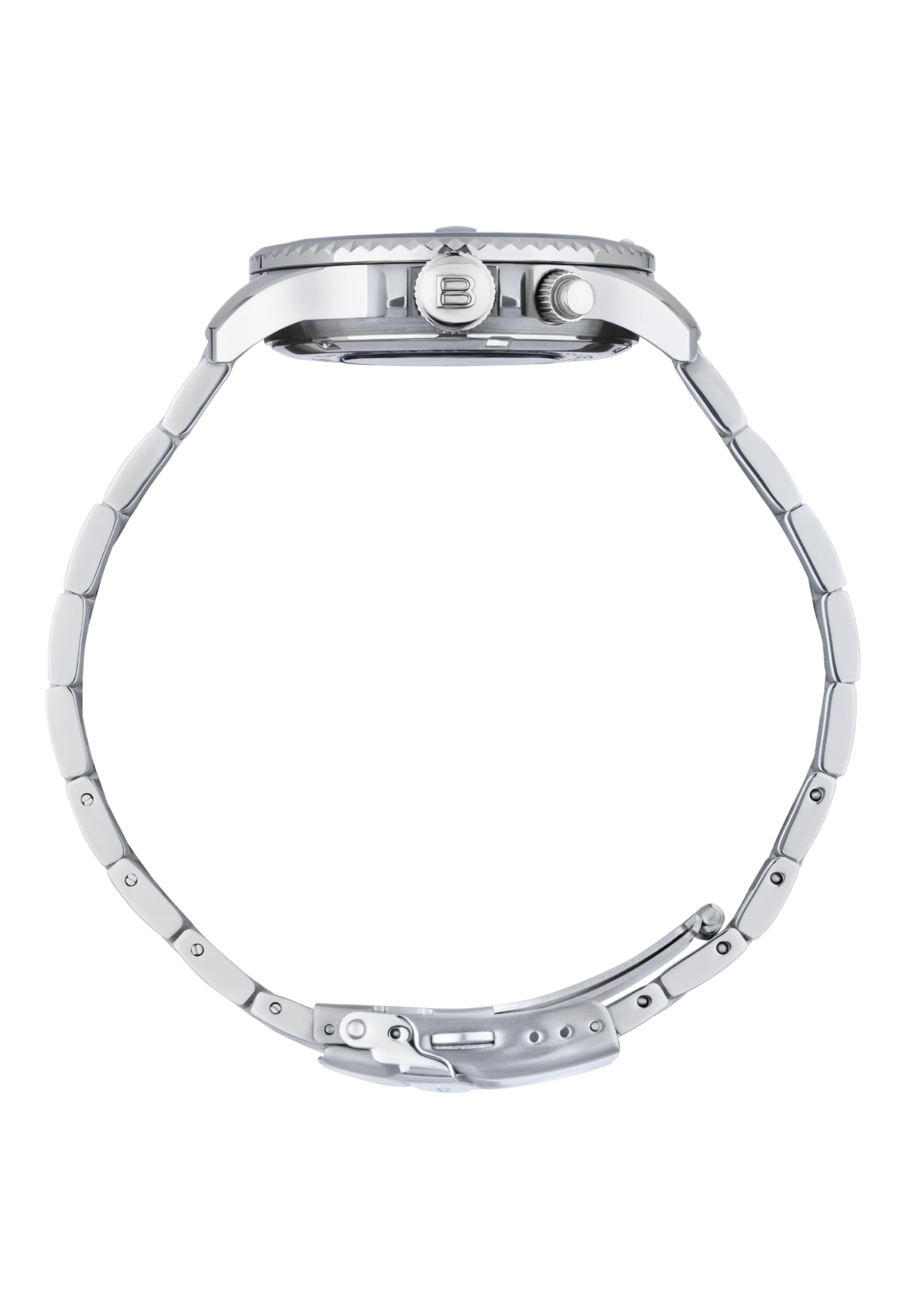 Breil, Collezione Manta P.R.O., Orologio Uomo, Cronografo Uomo in Acciaio, Movimento al Quarzo, Chiusura Diver Regolabile 14-21 cm, Fino a 6 Mesi di Carica, Resistente all'Acqua