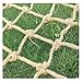 FNUQCOA Child Safety Net Climbing Netting Nature Jute Rope Decorative Garden Balcony Stair Protection Fence Anti(1Mx6M,Dia 4mm Cell 6cm)