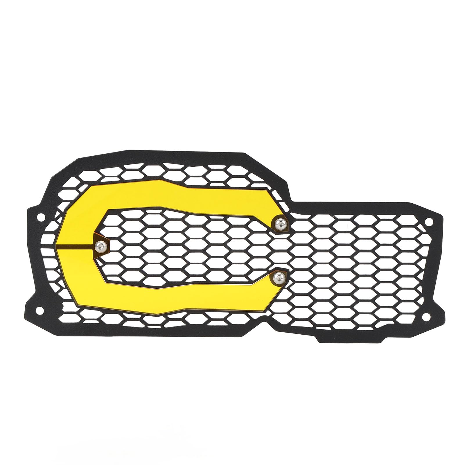 AMONIDA Edelstahl-Motorrad-Scheinwerferschutz, Langlebig, Einfache Installation für F800GS, F700GS, F800R (YELLOW)