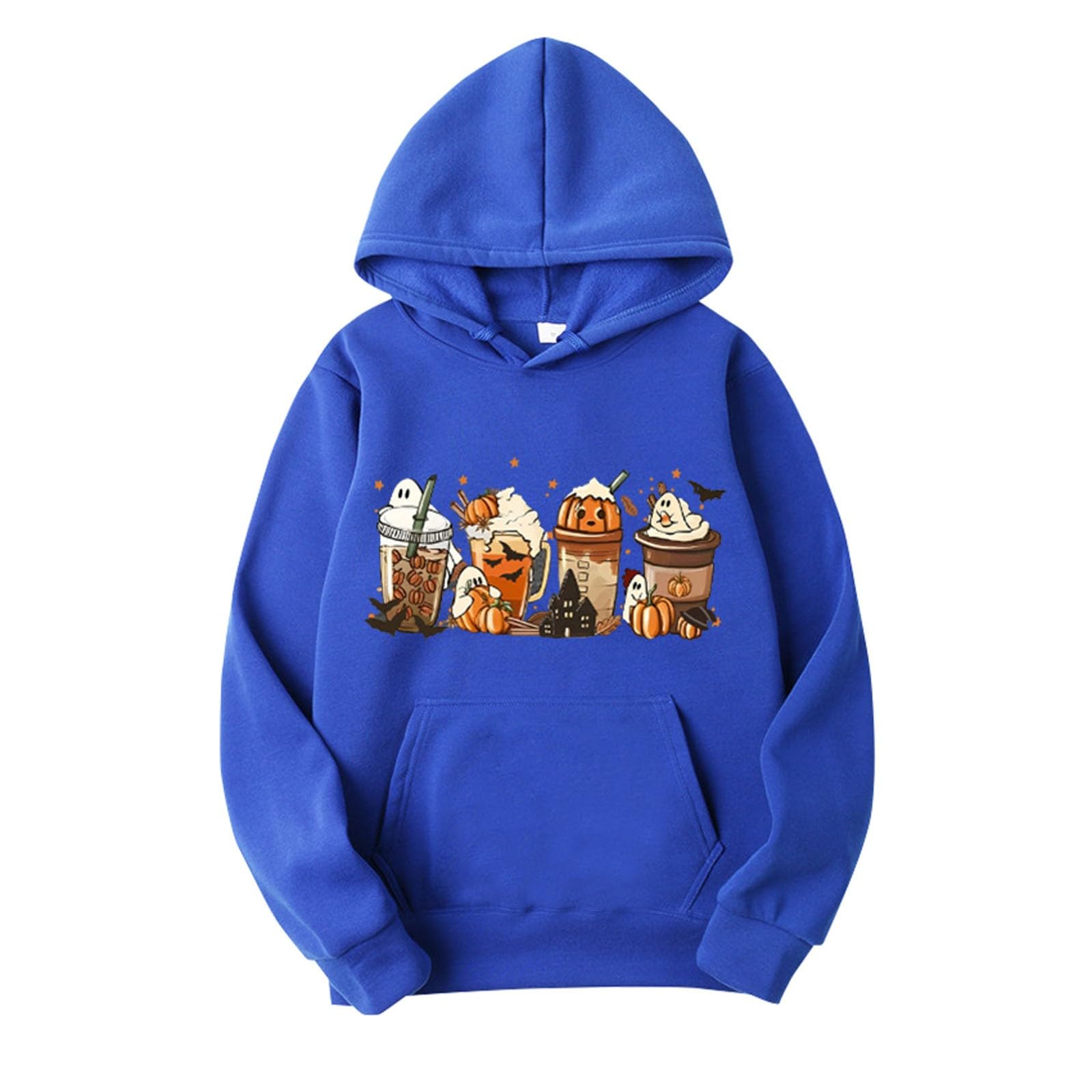 Uwdiohq Damen Sweatshirt Ohne Kapuze | Flanell Weich | Oversize Fit