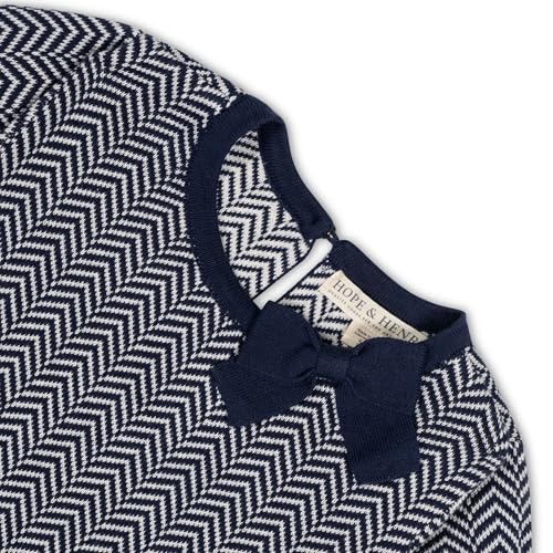 Image of Hope & Henry Girls' Milano Tipped Sweater Dress