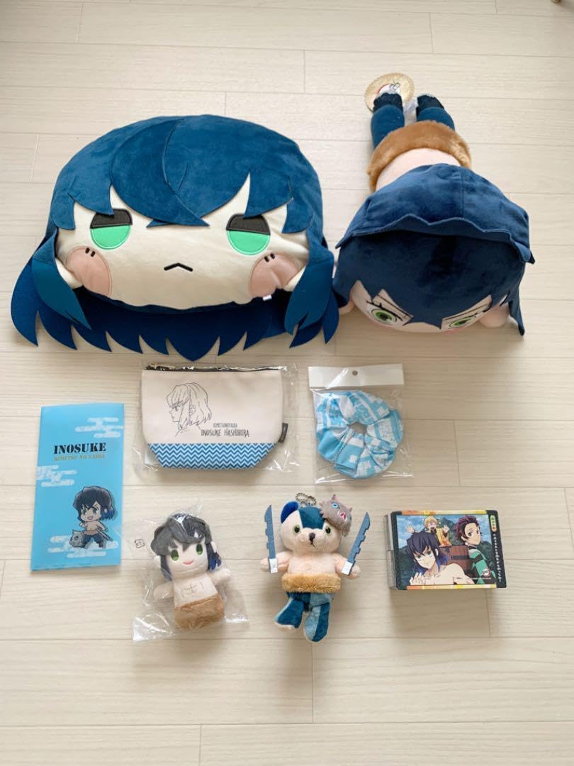 鬼滅の刃 嘴平伊之助 いのすけ 猪突猛進 素顔 8点セット 【公式通販】