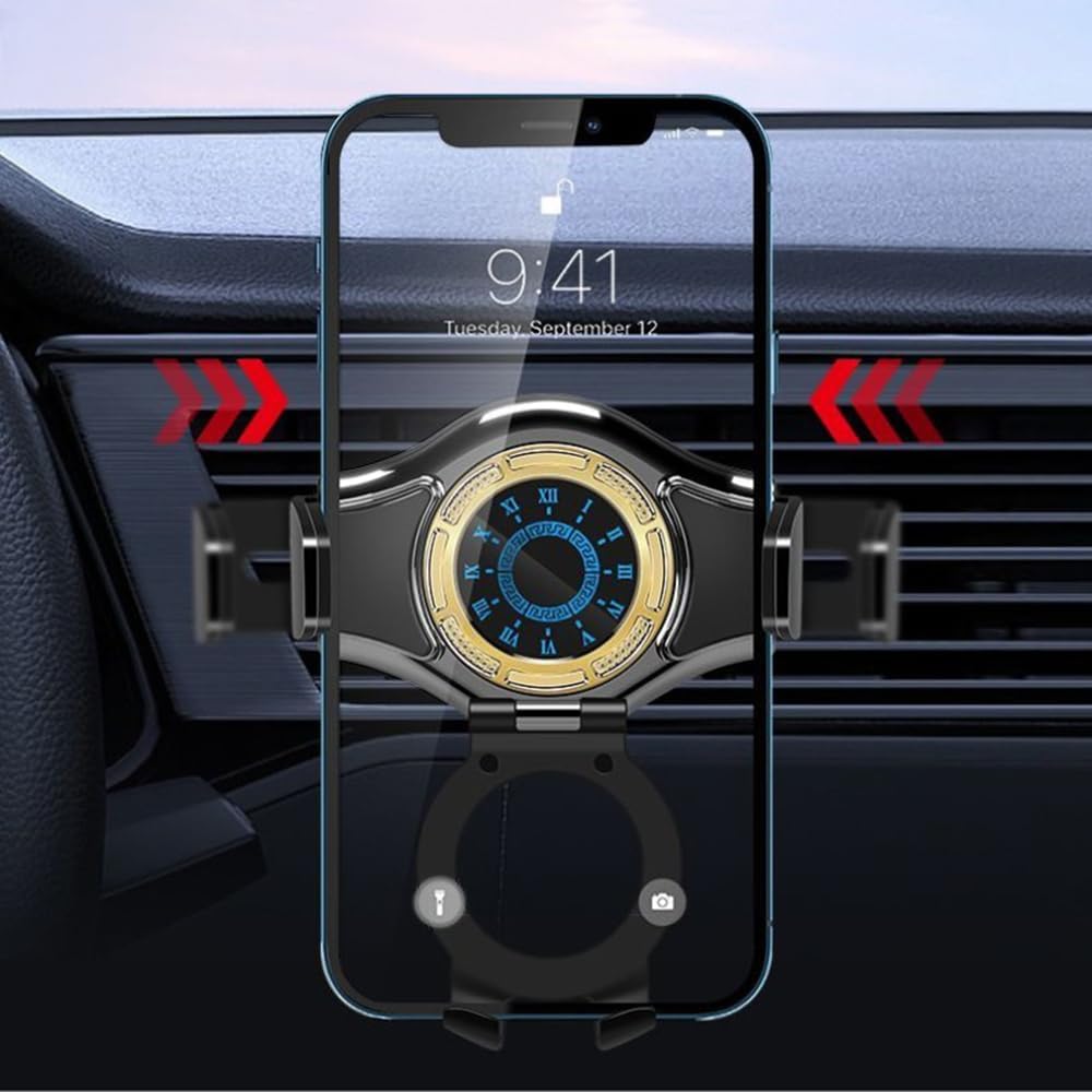 Soporte Móvil Coche,Soporte Móvil Coche para el Salpicadero Rejillas de Aire y Parabrisas para Tesla Model Y 2021 2022 2023 2024.