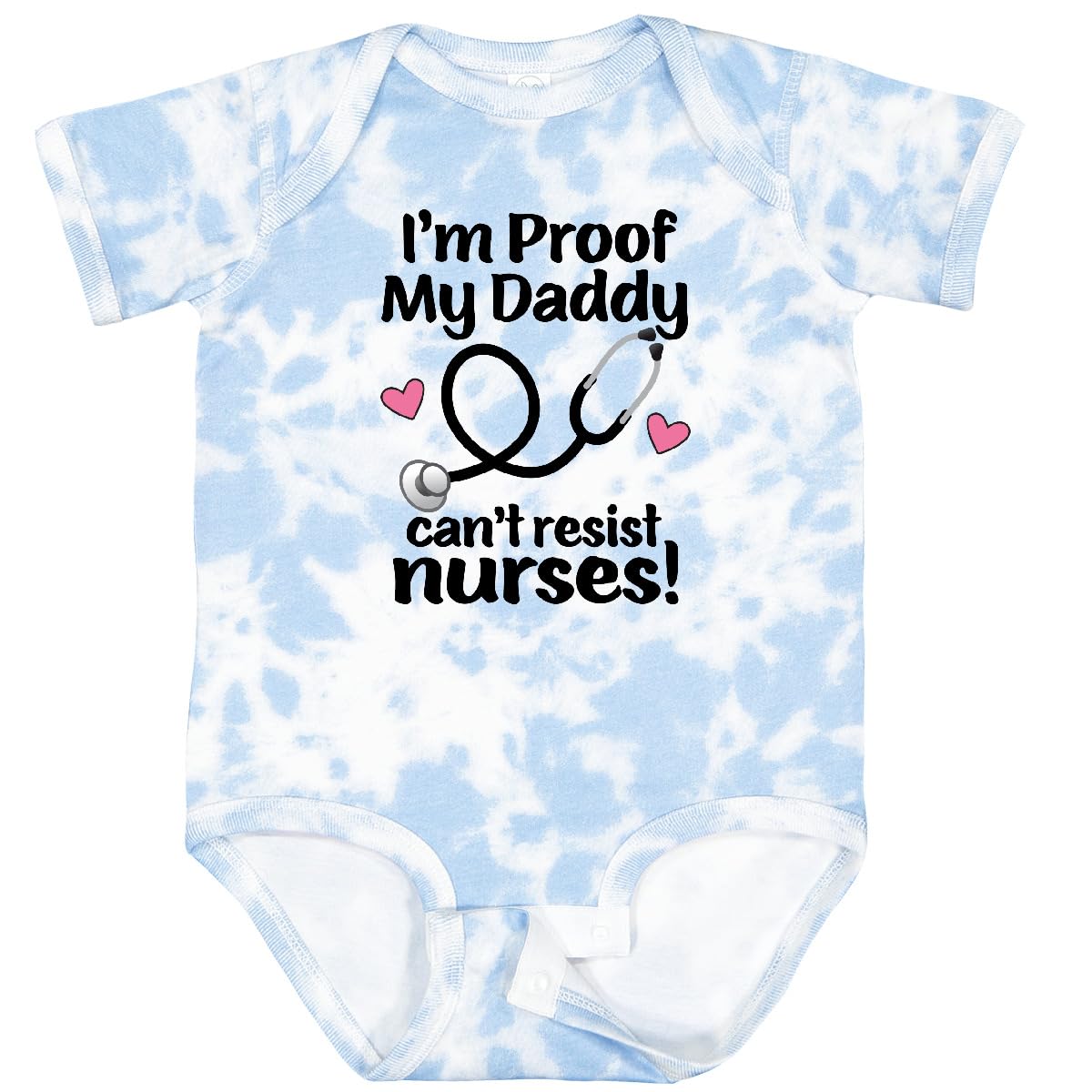 inktastic Nurse Mommy Daddy Can't Resist Nurses Baby Bodysuit