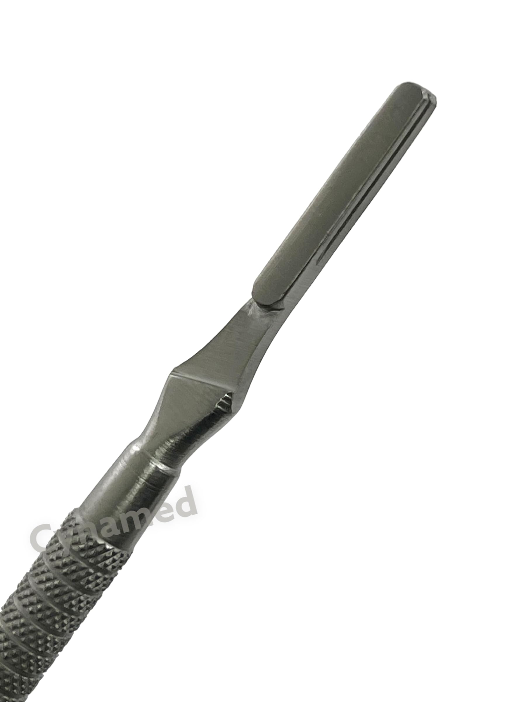 Premium Round Design Scalpel Handle No. 4 Rust Resistant German Stainless Steel Scalpel Knife Handle, Lightweight and Durable, Fits Blades No. 20, 21, 22, 23, 24 and 25