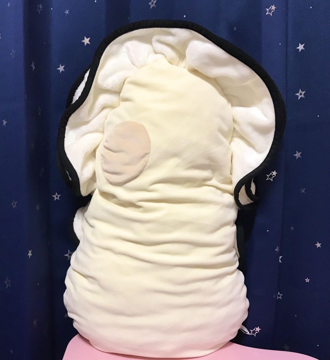 牡蠣 SUPER BIG ぬいぐるみ　クッション　抱き枕 ぬいぐるみ 手触りふわふわ かき 牡蠣 海鮮 柔らかいぐるみ