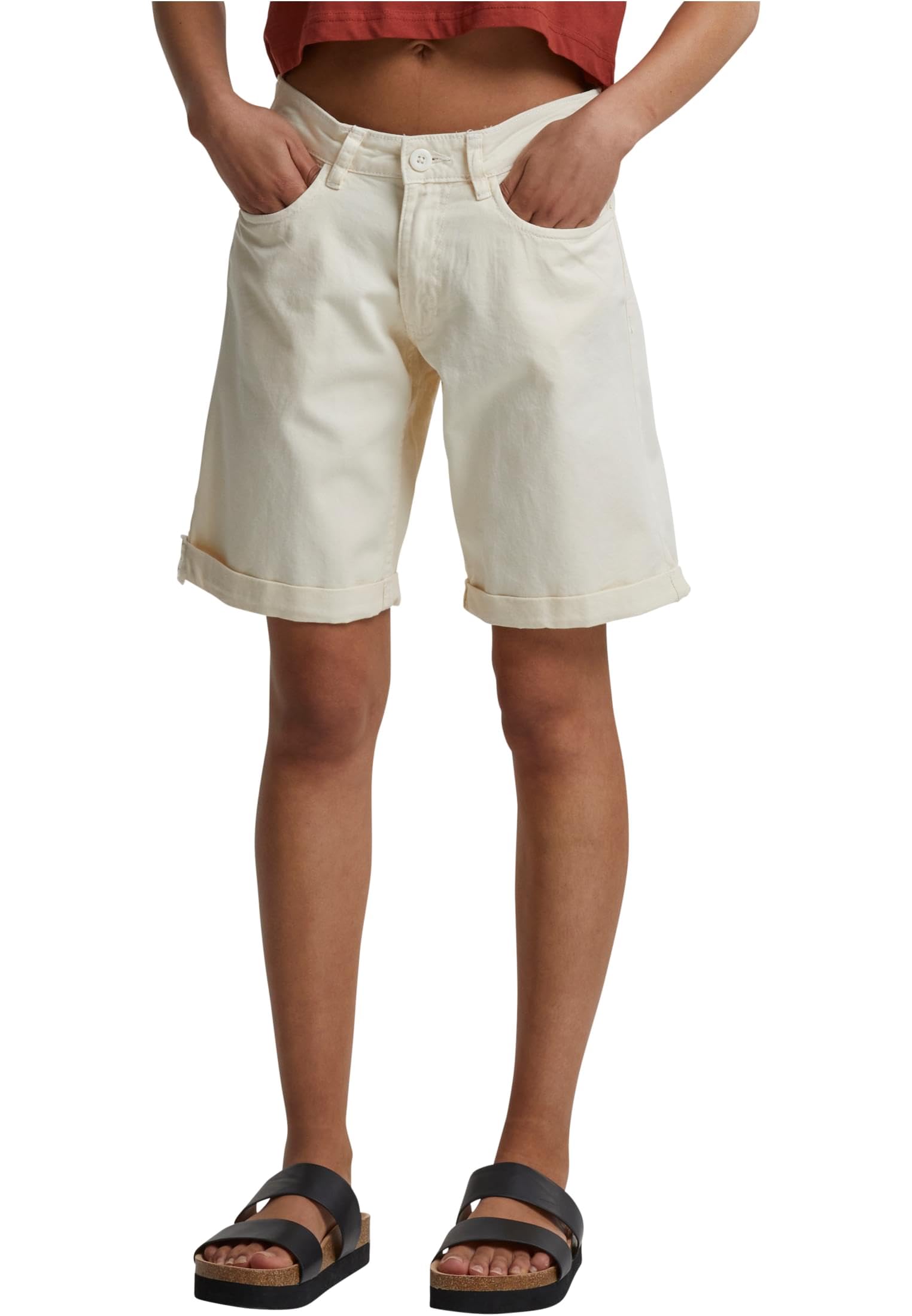 Urban Classics Damen Ladies Organic Cotton Bermuda Pants