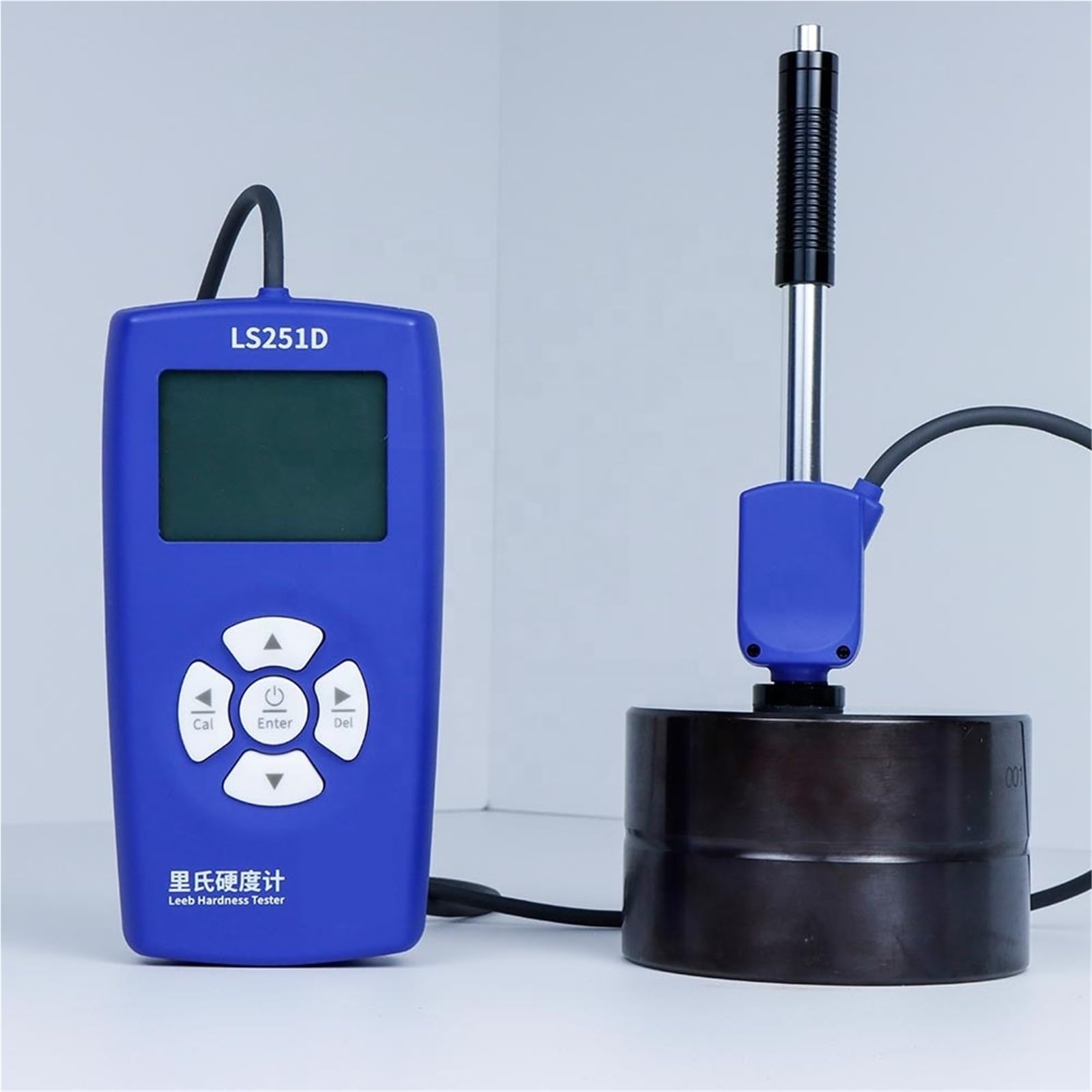 Probador de dureza Digital Leeb, máquina de Prueba portátil for Cobre, aleación de Aluminio de Acero Inoxidable Azul Suave