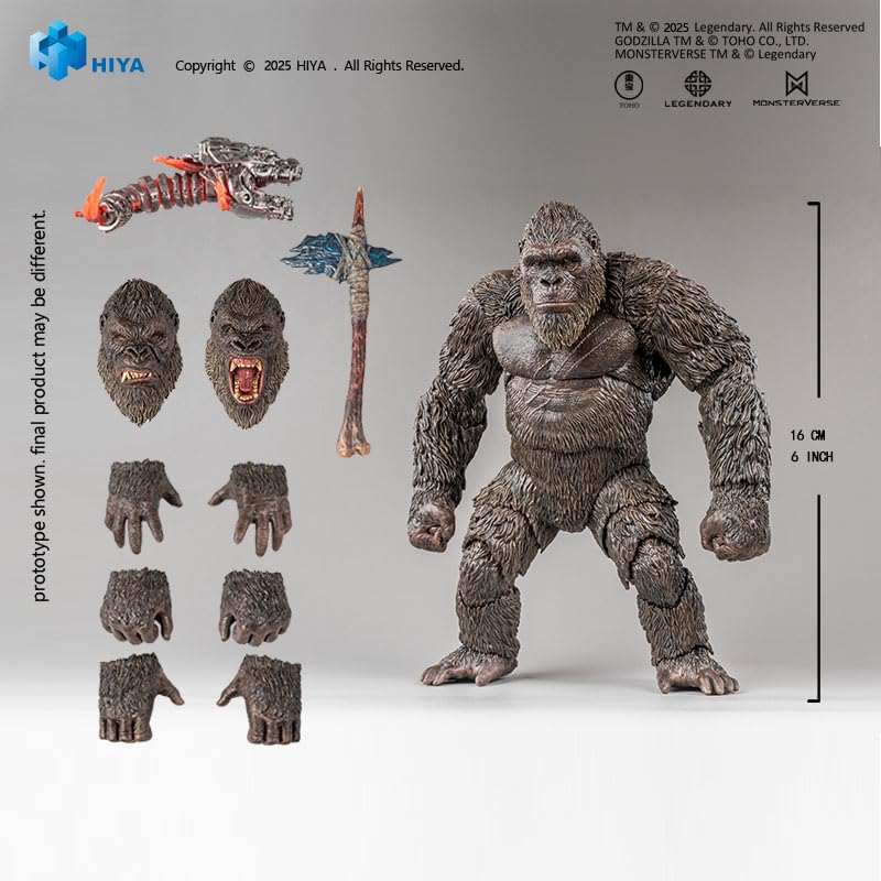 Amazon.co.jp: [Tbmodel] HiyaToys 16m 《ゴジラvsコング超可動