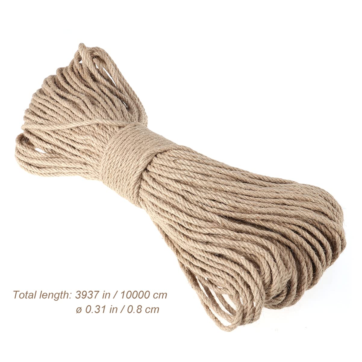 Amazon.co.jp: EXCEART 天然麻紐 ジュートロープ 100メートル 軽量使い Amazon.co.jp: EXCEART 天然麻紐 ジュートロープ 100メートル 軽量使い