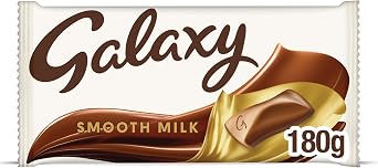 Galaxy Smooth Milk Chocolate Tablet Bar 180g – Milk Chocolate Tablet, Chocolate Block Gift, Sharing Chocolate Bar Block, Creamy Milk Chocolate Snack