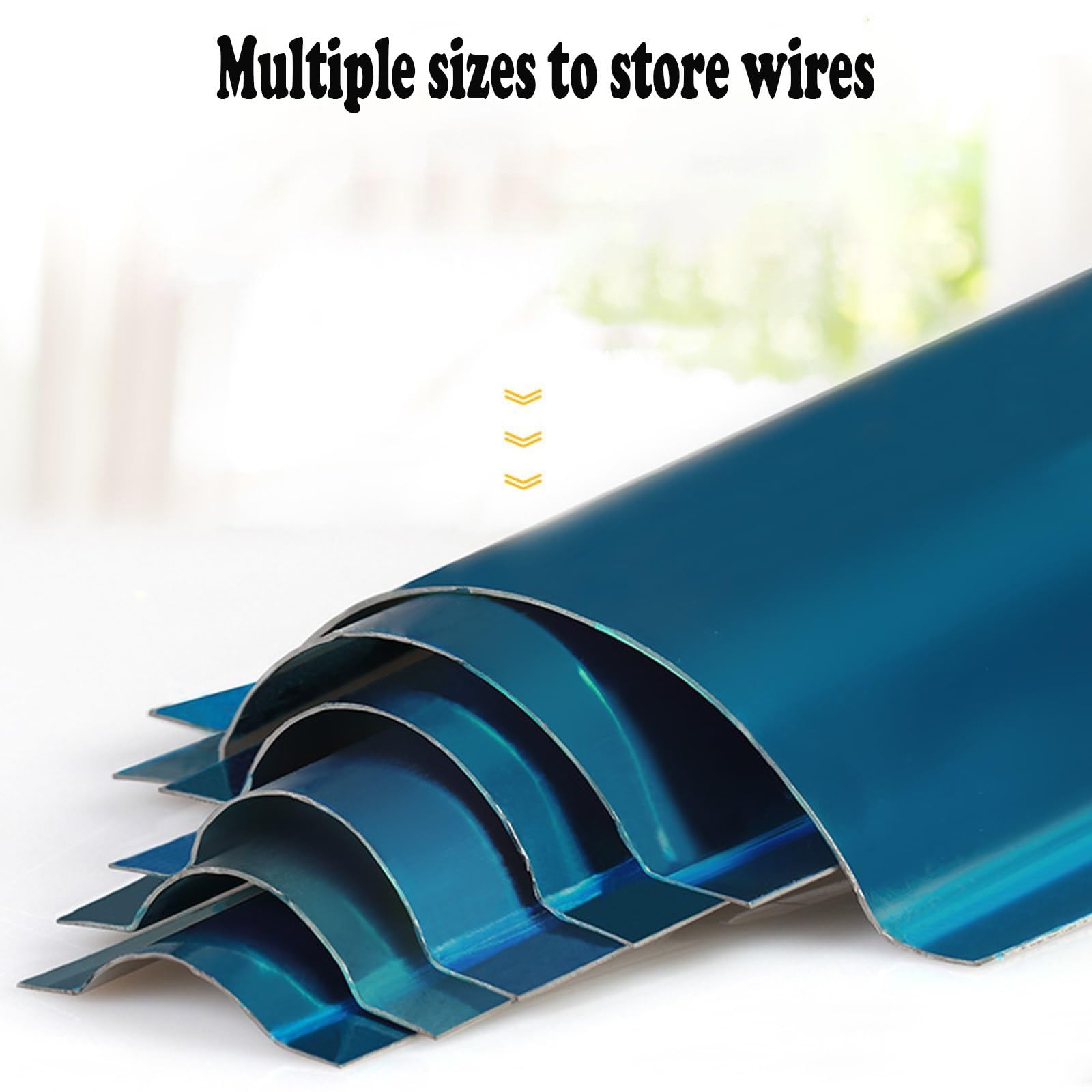 Canaleta para Cables Cubierta De Suelo Protectora De Cables De Acero Inoxidable, Canaleta Pasacables Semicircular para Soporte De Cables, Canaleta Decorativa Invisible(W 100mm/3.9in,10 pcs)