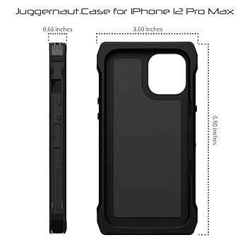 Juggernaut IPhone12 pro Max スマホケース 実物 Juggernaut.Case - iPhone 12 Pro Max IMPCT - Military Grade