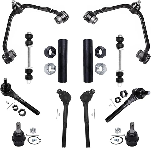 Miniatura 14 de Detroit Axle - Kit de suspensión delantera 2WD para Ford F-150 2004-2005, 2 brazos de control superiores, 2 rótulas inferiores, 2 barras