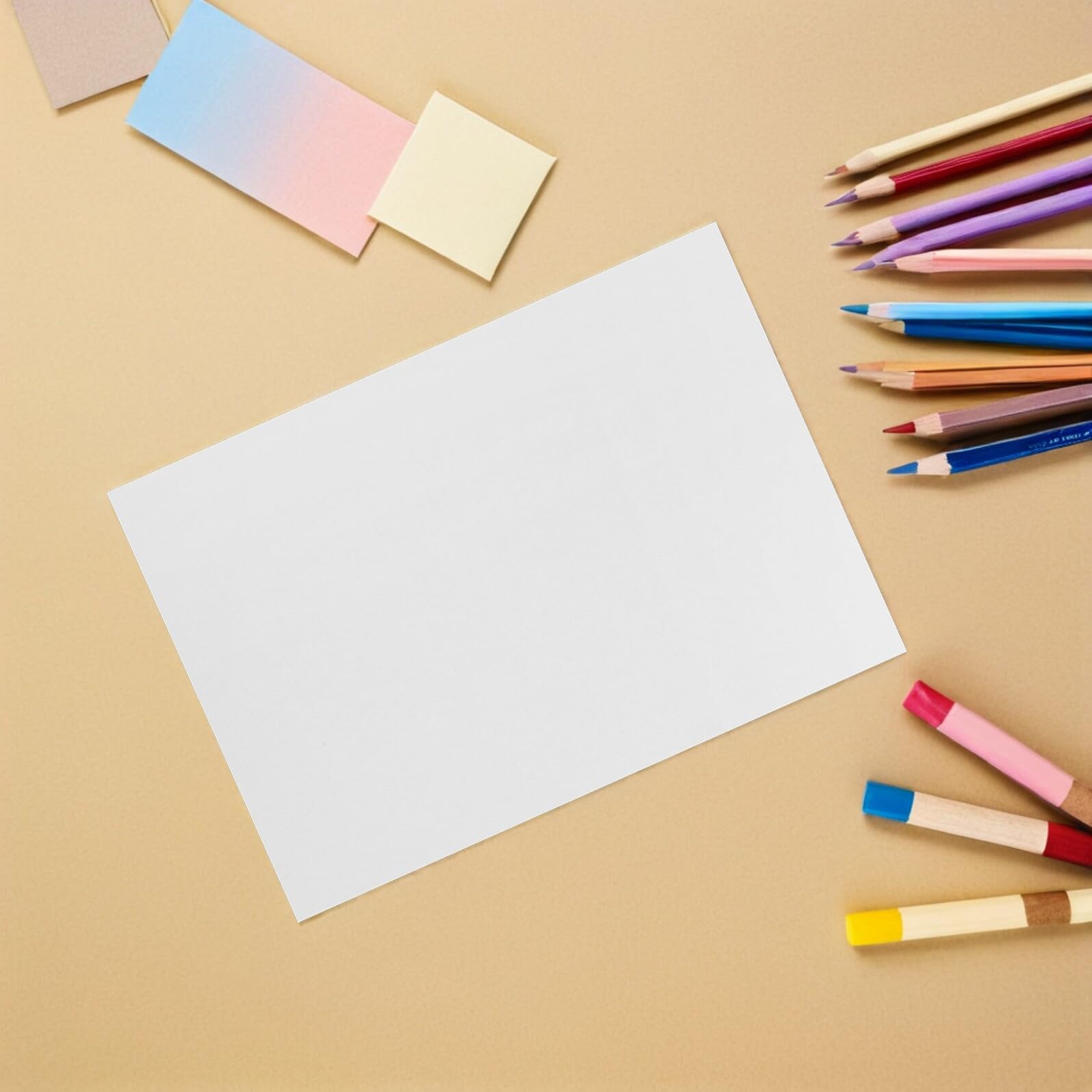 Hemobllo 100pezzi Carta per Stampe Bianca per Dipingere e Lavori Artigianali Carta per Acquerelli e Pittura Dita Blocco per Pittura per Ragazzo Ragazza Piccoli