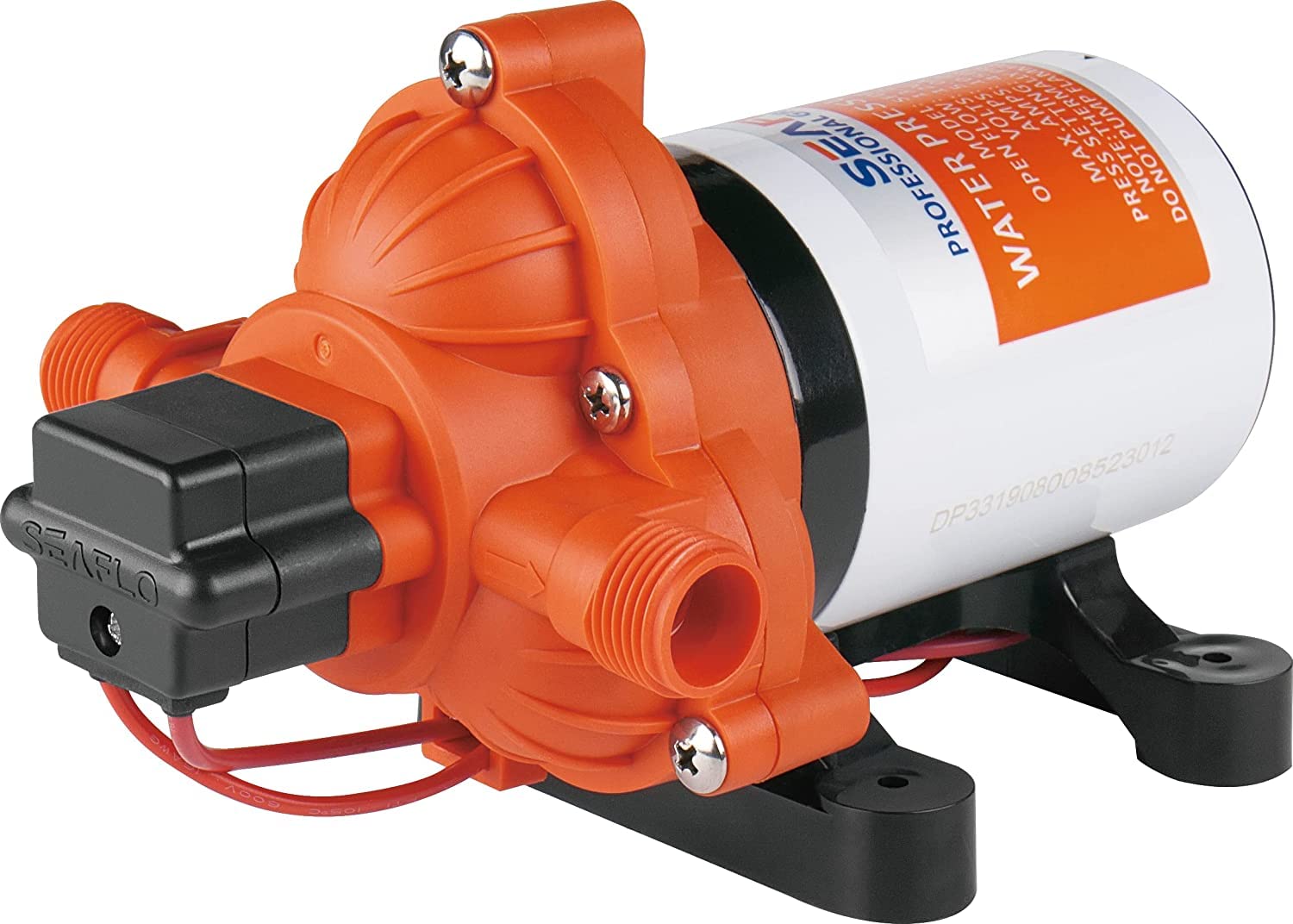 PIMAR Autoclave Gruppo Pompa di Pressione 12V DC 11.3 LPM a Membrana per Impianto Idrico Barca Gommone Camper